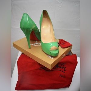 Christian Louboutin Peep Toe Heels